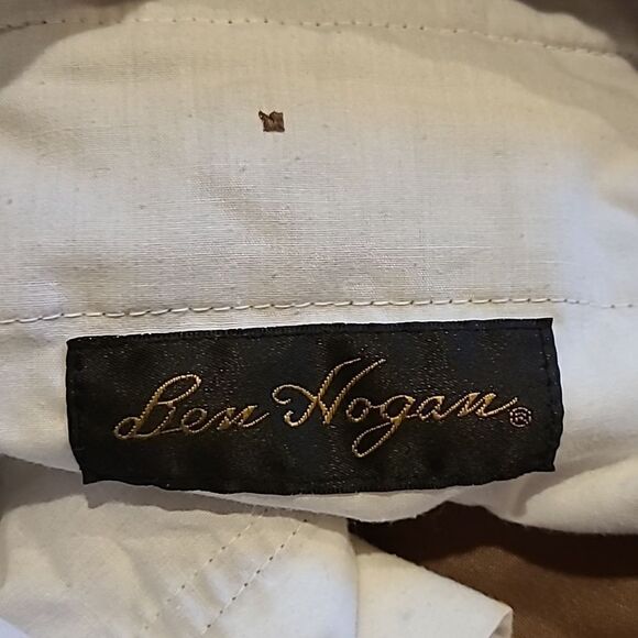 Ben Hogan mens tan suade soft golf shorts size 42 - Picture 4 of 6